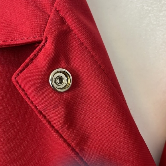 Red Spring Trench Coat Size 11/12 - Picture 9 of 15